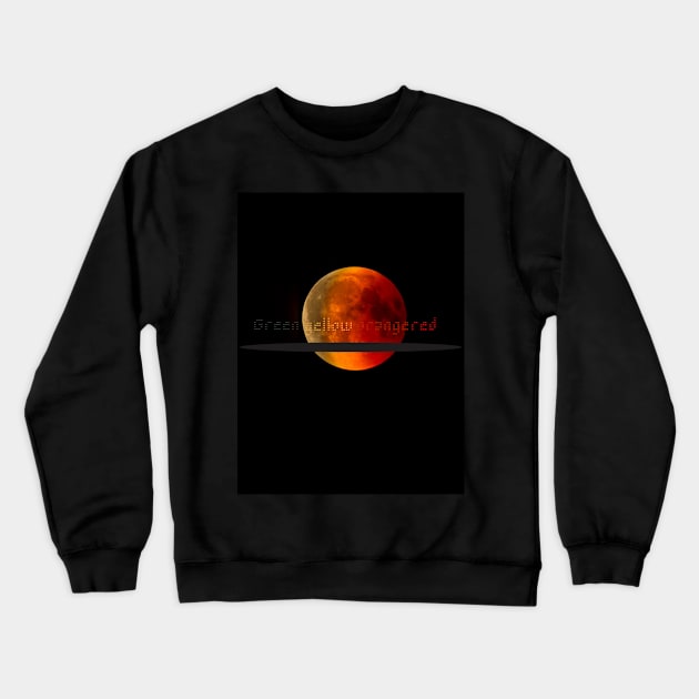 Green,yellow,orange,red Crewneck Sweatshirt by Prince